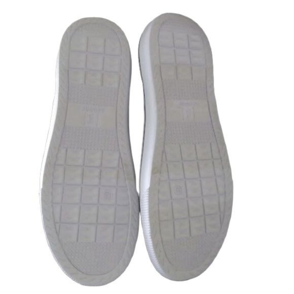 George Mens Navy Blue Brown Memory Foam Casual Sneakers Size 10.5 - Picture 8 of 8